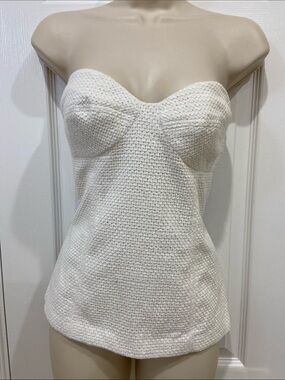 Tibi New York Structured Strapless Bustier Top
